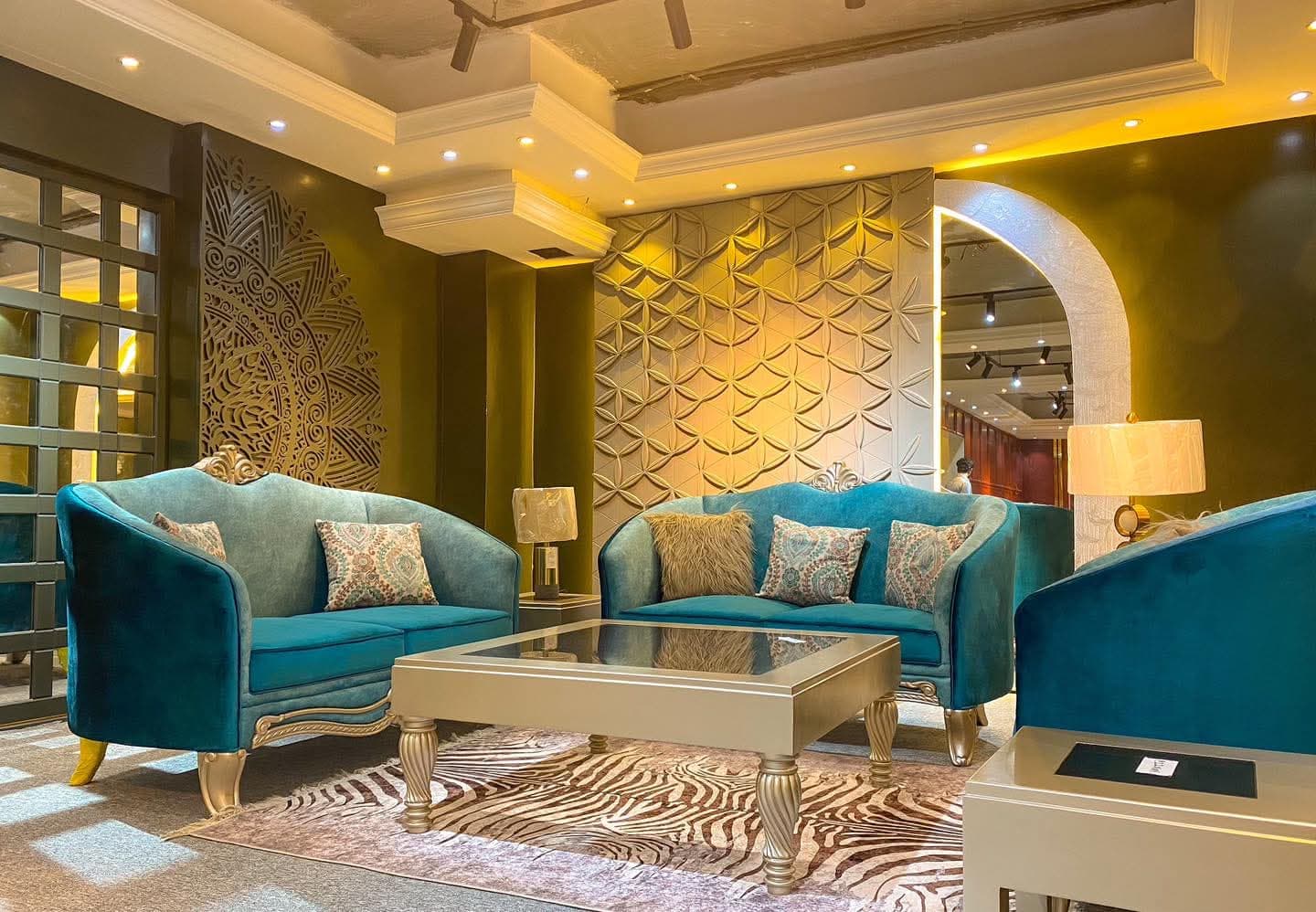 Bespoke living room interior styled by Heaven Furniture Mart